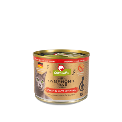 GranataPet Symphonie - No. 8 Pheasant & Duck with Chicken Wet Cat Food