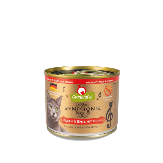 GranataPet Symphonie - No. 8 Pheasant & Duck with Chicken Wet Cat Food