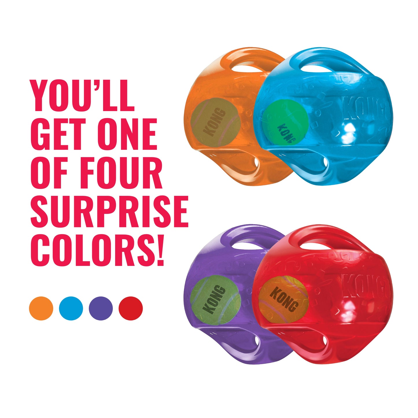 KONG JUMBLER BALL MEDIUM Assorted