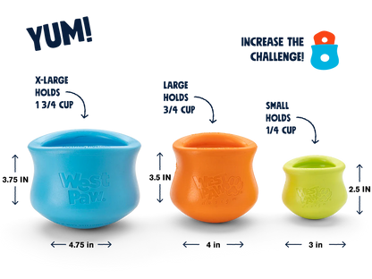 WEST PAW TOPPL PUZZLE TOY - BUBBLEGUM