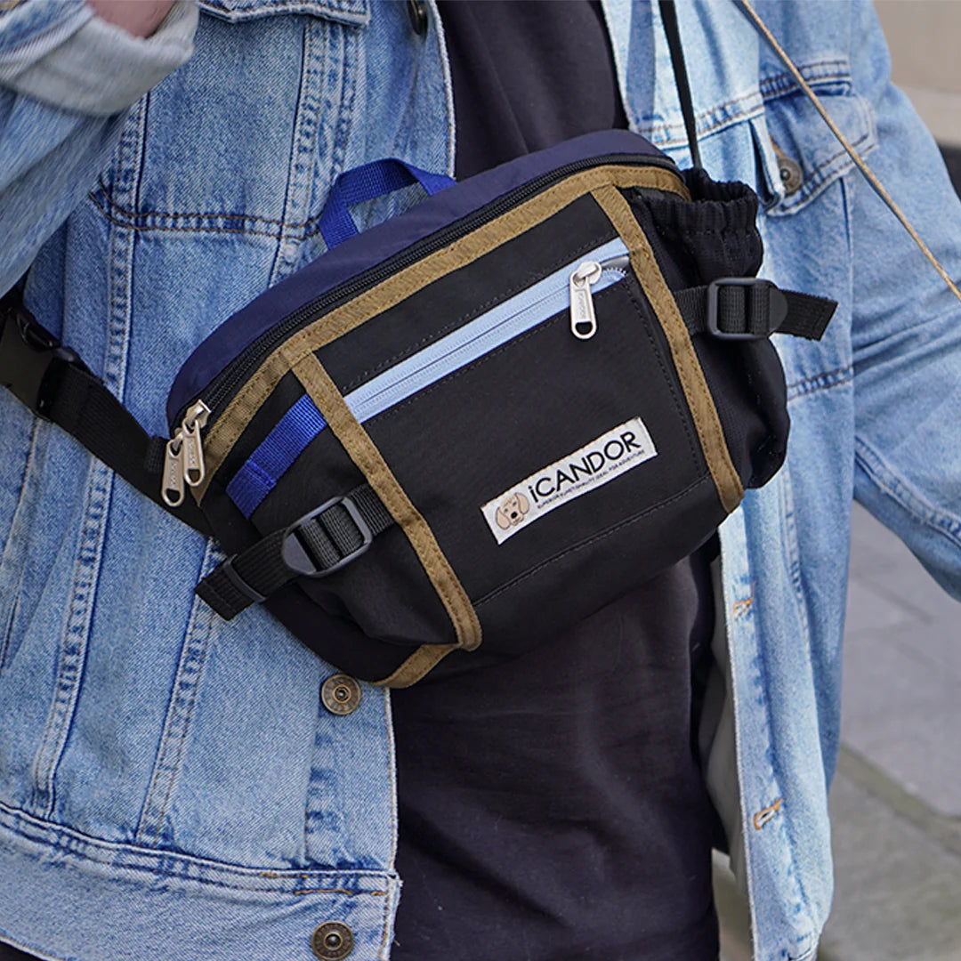 iCandor Urban Explorer Dog Walking Bag - Woody Black