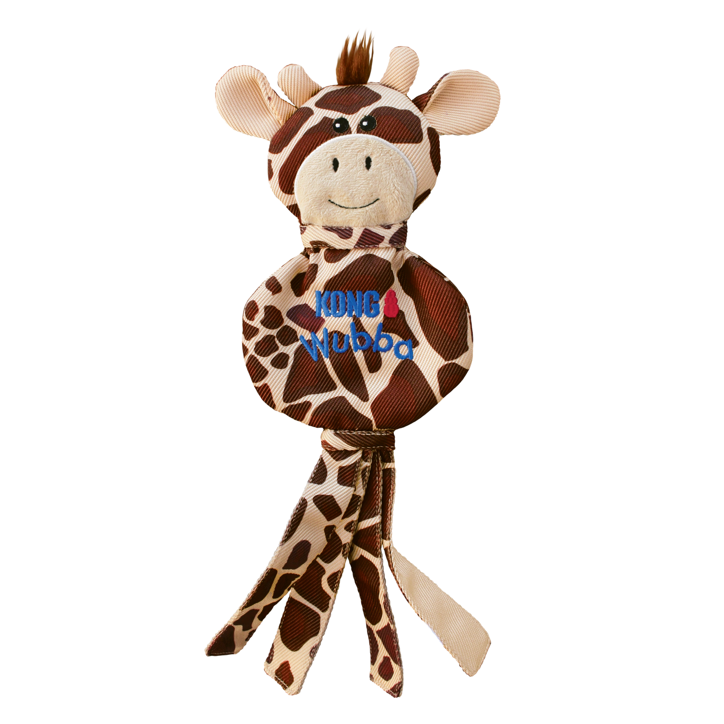 KONG WUBBA NOSTUFF Giraffe Dog Toy