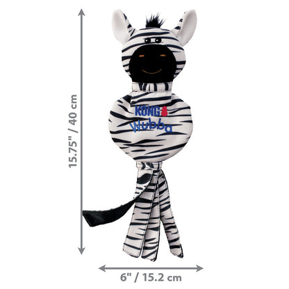 KONG WUBBA NOSTUFF ZEBRA