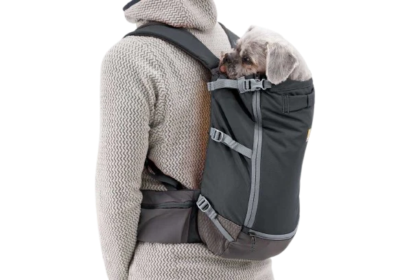 RUFFWEAR Hitch Hiker Dog Backpack Carrier Basalt Gray