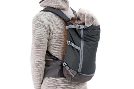 RUFFWEAR Hitch Hiker Dog Backpack Carrier Basalt Gray