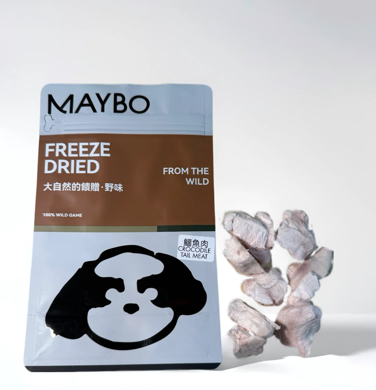 MAYBO FREEZE DRIED CROCODILE MEAT 60G凍乾鱷魚肉