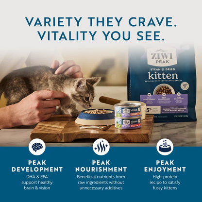 (NEW!!!) Ziwi Peak Beef with Mackerel Recipe Kitten Wet Food 85g
