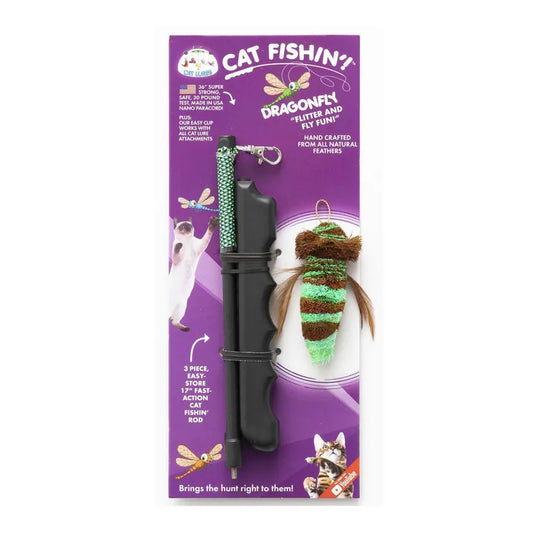 CAT LURES CAT FISHIN ROD TEASER - DRAGONFLY