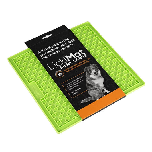 LICKIMAT BUDDY DOG SLOW FEEDER MAT LARGE 28x28cm