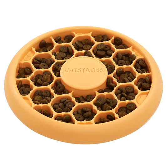 CATSTAGES Cat Fun Feeder - Slow Feeder Bowl