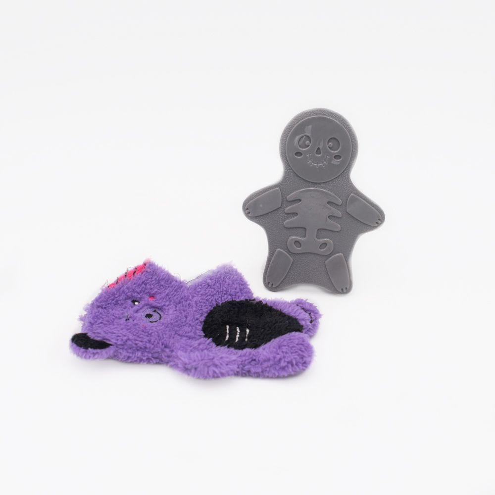 ZIPPYPAWS HALLOWEEN BONEZ - ZOMBIE BEAR Dog Toy