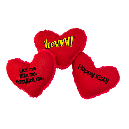 YEOWWW - HEARRRT ATTACK - Catnip Cat Toy