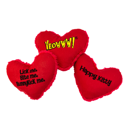 YEOWWW - HEARRRT ATTACK - Catnip Cat Toy