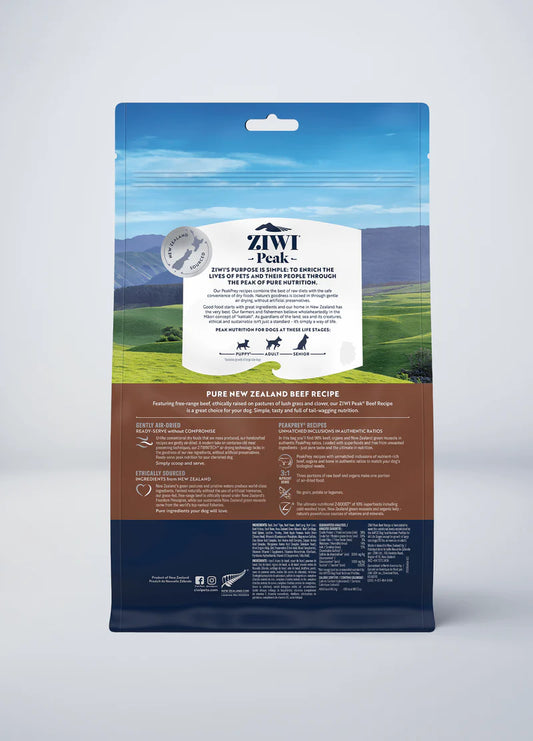 Ziwi Peak Air Dried Dog Food Beef Recipe