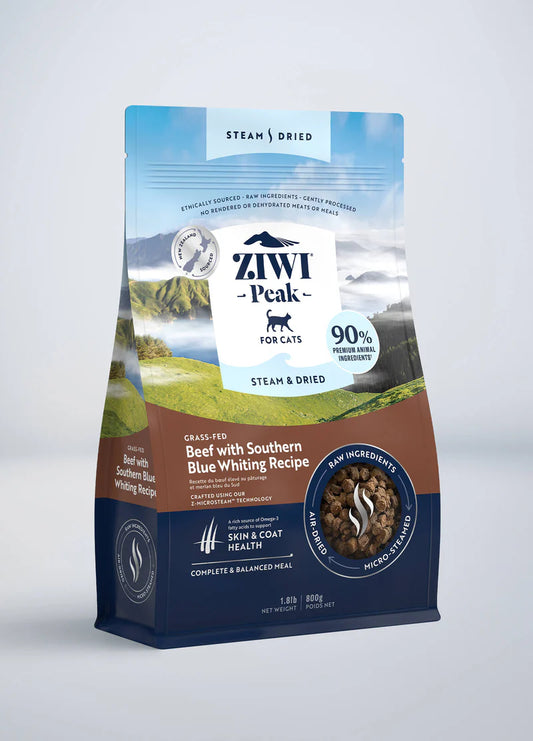 ZIWI Peak® Steam & Dried Beef Adult Cat Food