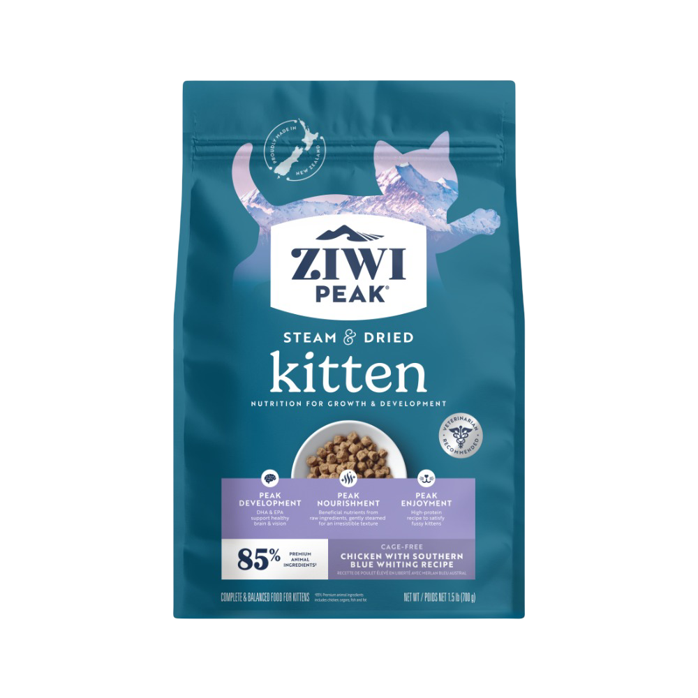 ZIWI Steam & Dried Chicken & Southern Blue Whiting Kitten Dry Food