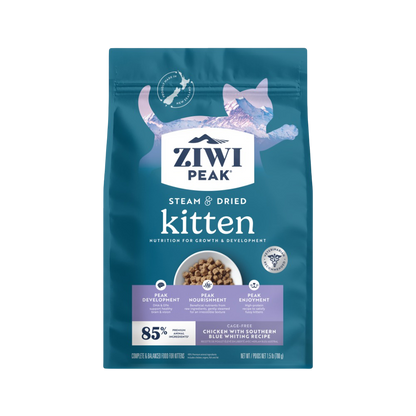 ZIWI Steam & Dried Chicken & Southern Blue Whiting Kitten Dry Food
