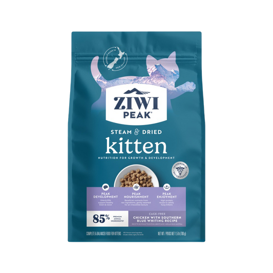 ZIWI Steam & Dried Chicken & Southern Blue Whiting Kitten Dry Food