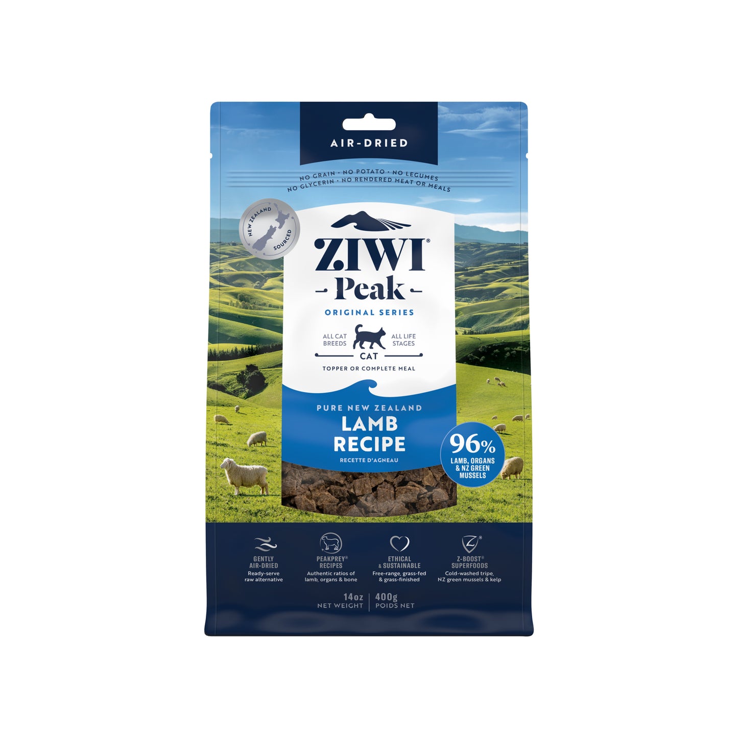 Ziwi Peak Air Dried (CAT) Food Lamb Recipe