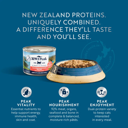 (NEW!!!) Ziwi Peak Salmon & Chicken Cat Wet Food 85g
