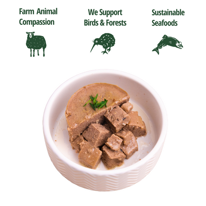 ZEALANDIA Mousse Pate Salmon PUPPY & Mama Dog Wet Food 170g