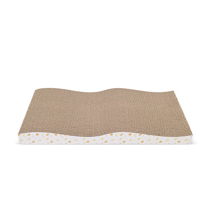 ZODIAC Cat Scratcher-Yellow Wave 43x20x4cm