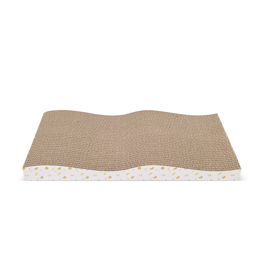 ZODIAC Cat Scratcher-Yellow Wave 43x20x4cm