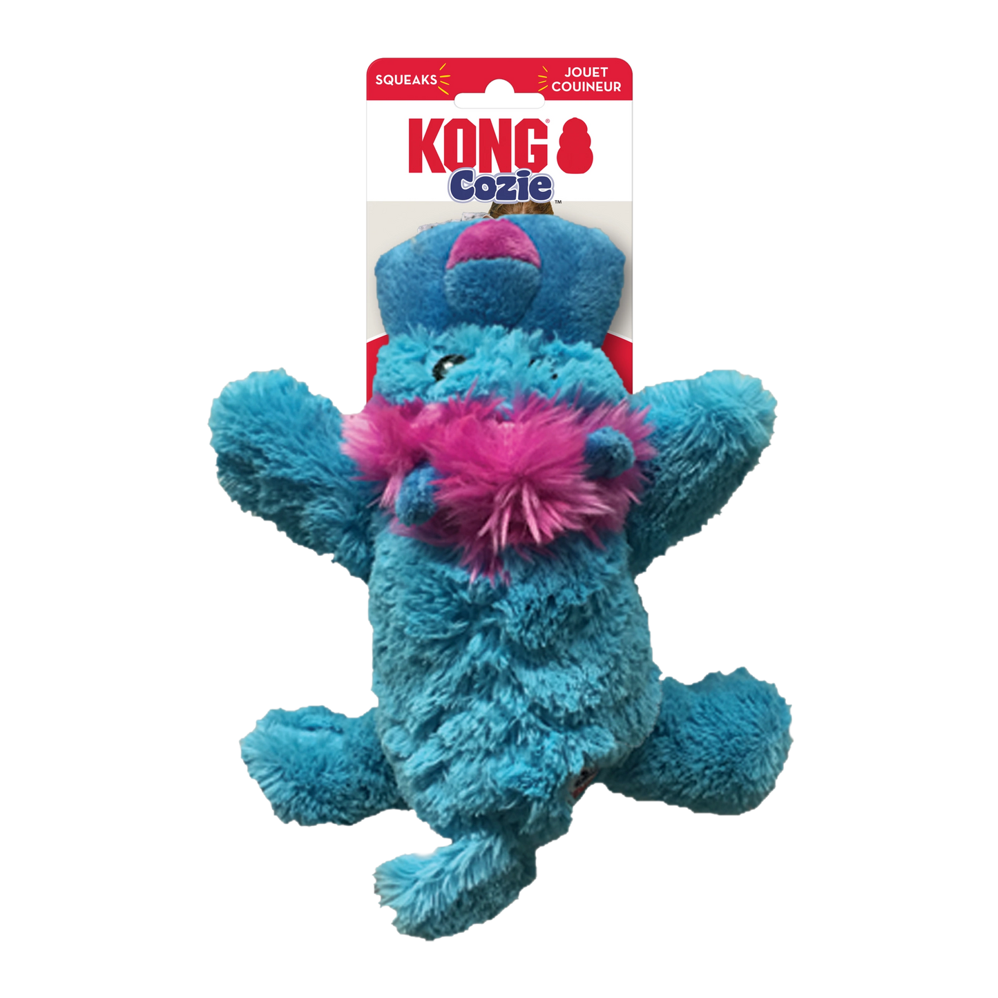 KONG COZIE KING LION Dog Toy MED ZY24
