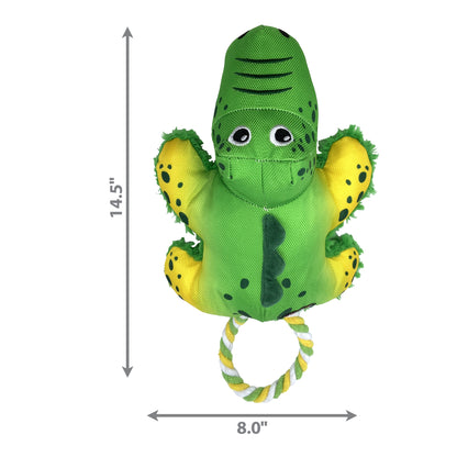 KONG COZIE TUGGZ ALLIGATOR Dog Toy MED/LGE