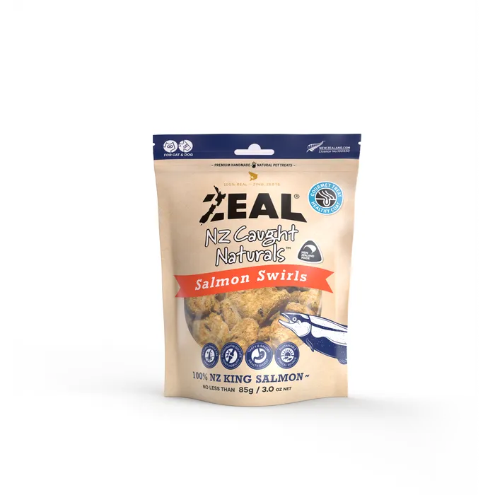 Zeal Freeze Dried Salmon Swirls Cats and Dog Treats