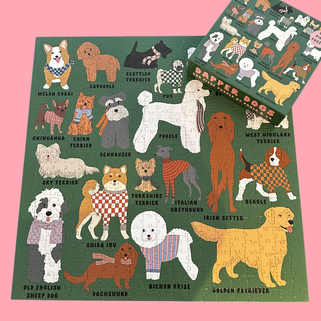 Dapper Dogs: 500 Piece Puzzle