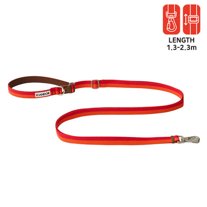 iCANDOR Gentle Leash Bolt, Long | Multi-Way Adjustable Dog Lead 1.3-2.3m