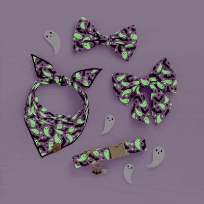 The Foggy Dog Spooky Season Reversible Dog Bandana
