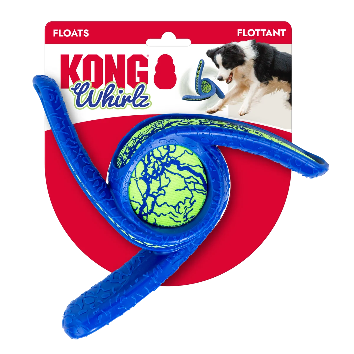 KONG Whirlz Throw Dog Toy