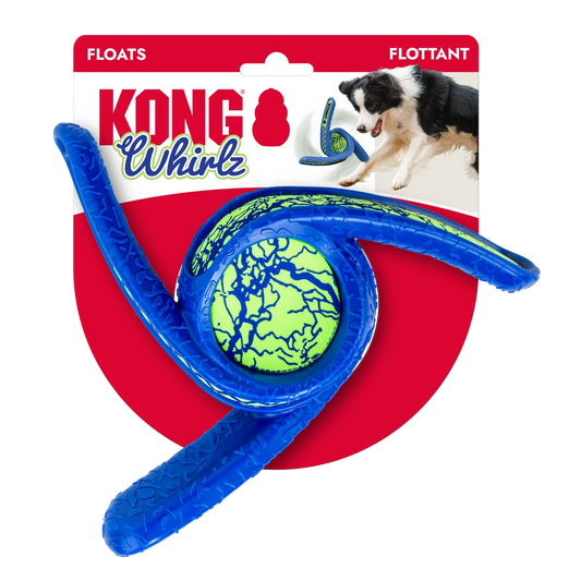 KONG Whirlz Throw Dog Toy