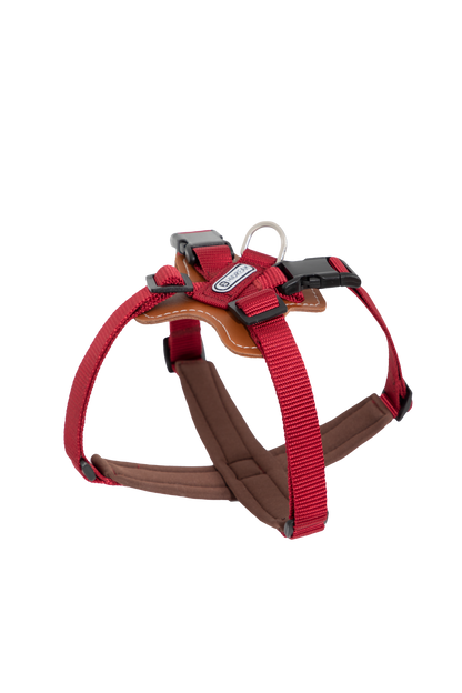 Bobo Series X-Style Dog Harness - Red
