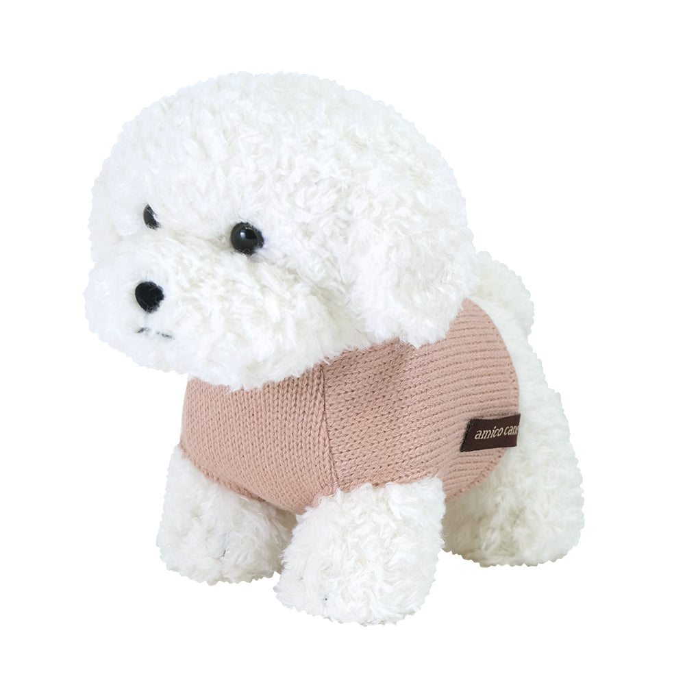 AMICO CANE STUFFED TOY M BICHON FRISE