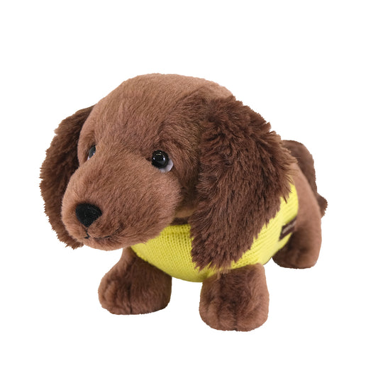 AMICO CANE STUFFED TOY M MINIATURE DACHSHUND BR