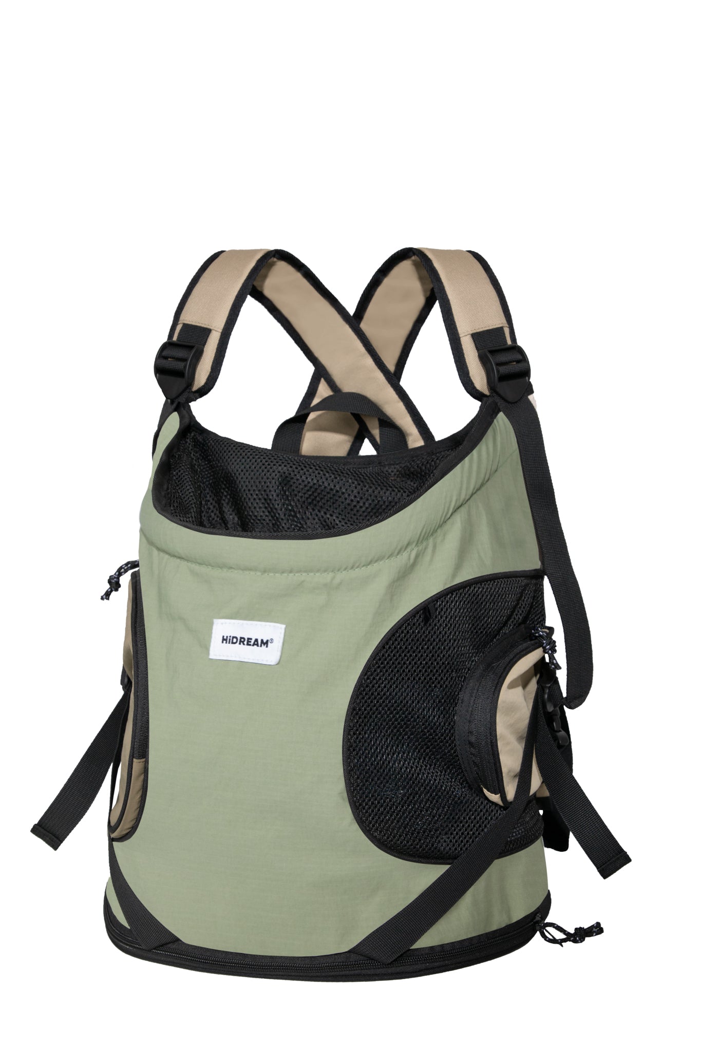 Front Tote Backpack - Green