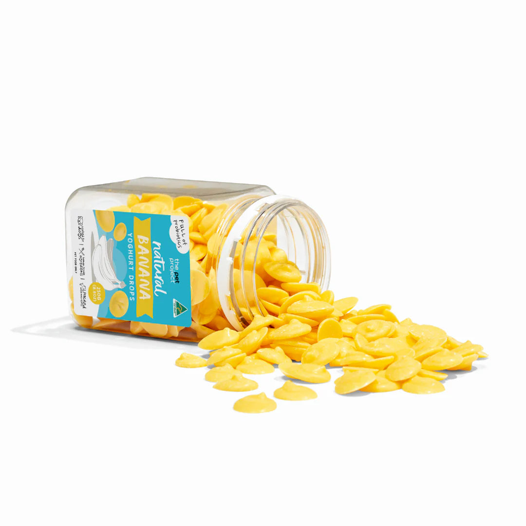 THE PET PROJECT YOGHURT DROPS - BANANA 250G