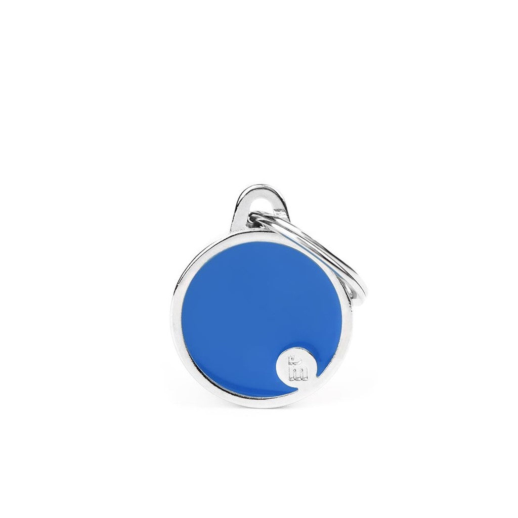 My Family Basic Handmade Circle Pastel ID Tag