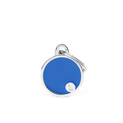 My Family Basic Handmade Circle Pastel ID Tag