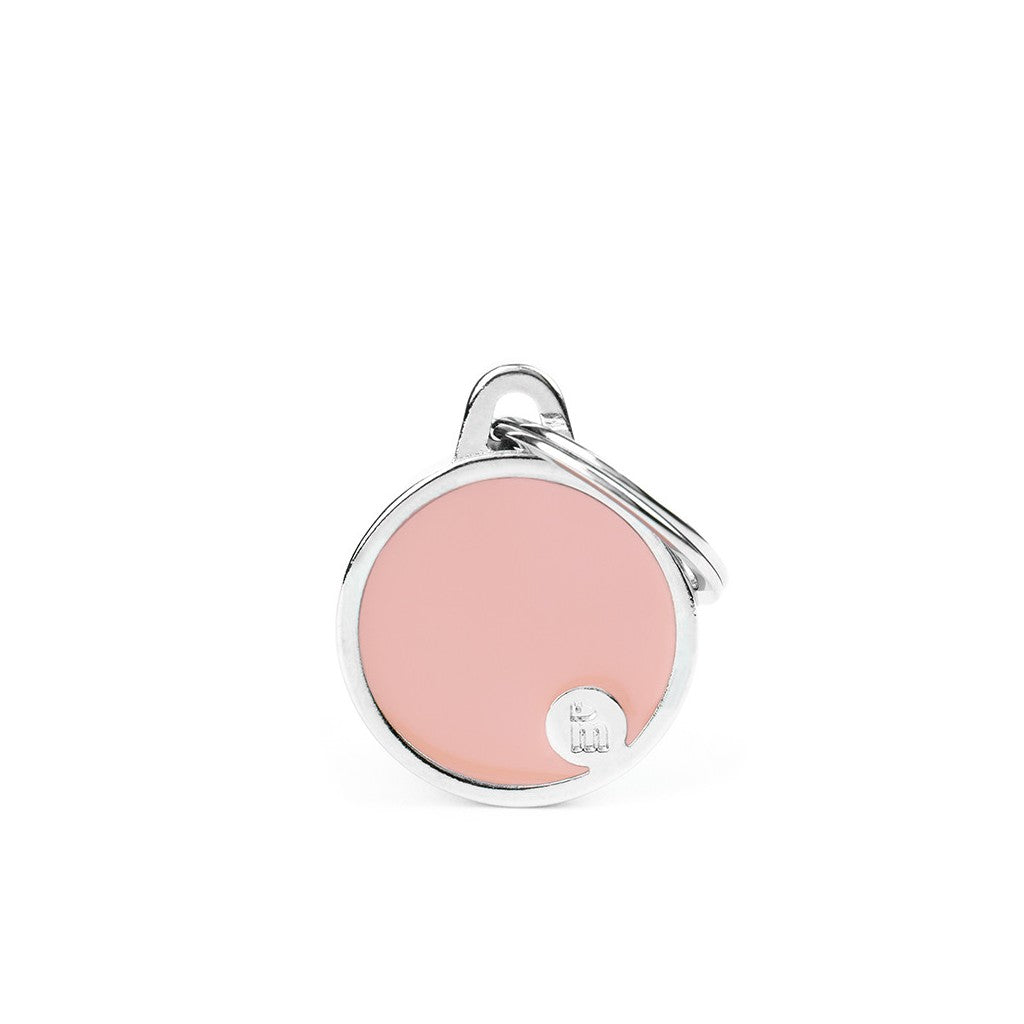 My Family Basic Handmade Circle Pastel ID Tag