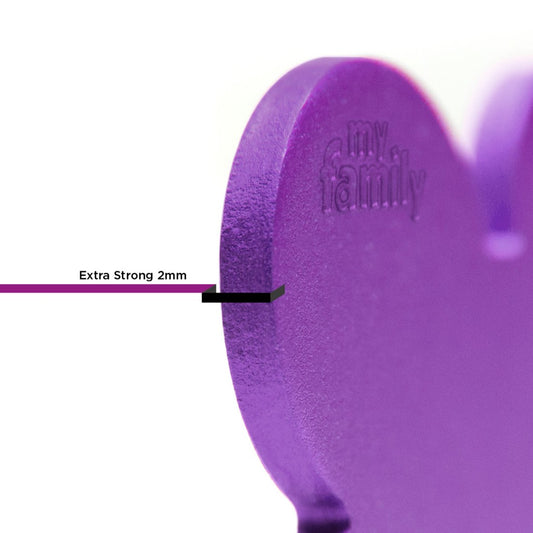 My Family Basic Small Aluminum Circle ID Tag