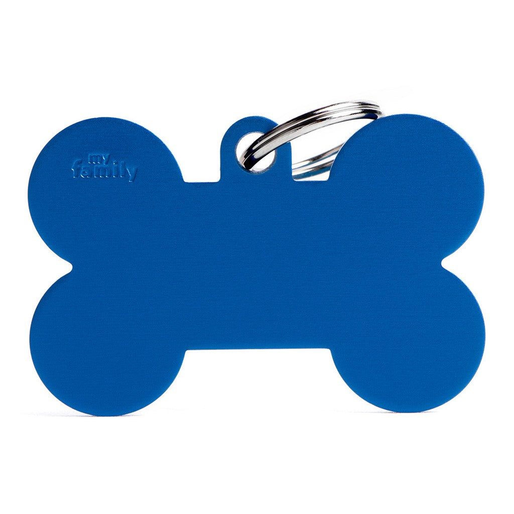 My Family Basic XL Aluminum Bone ID Tag