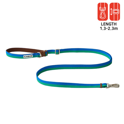 iCANDOR Gentle Leash Bolt, Long | Multi-Way Adjustable Dog Lead 1.3-2.3m