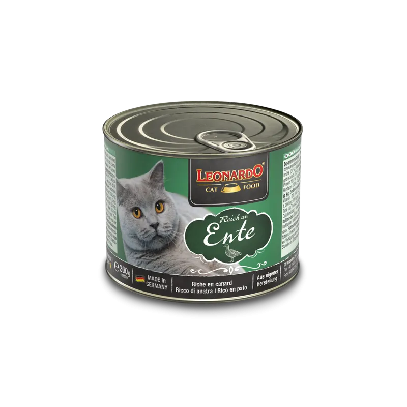 LEONARDO Quality Selection Rich in Duck Wet Cat Food 200g