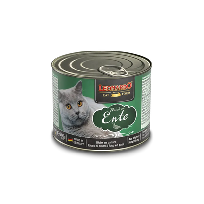 LEONARDO Quality Selection Rich in Duck Wet Cat Food 200g