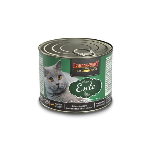 LEONARDO Quality Selection Rich in Duck Wet Cat Food 200g