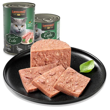 LEONARDO Quality Selection Rich in Duck Wet Cat Food 200g